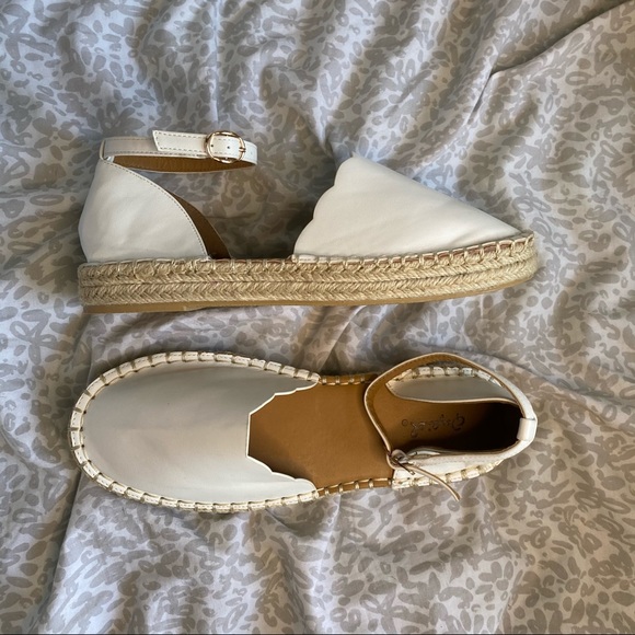 Qupid Espadrilles Scalloped Strap Sandals Boho - Picture 2 of 7